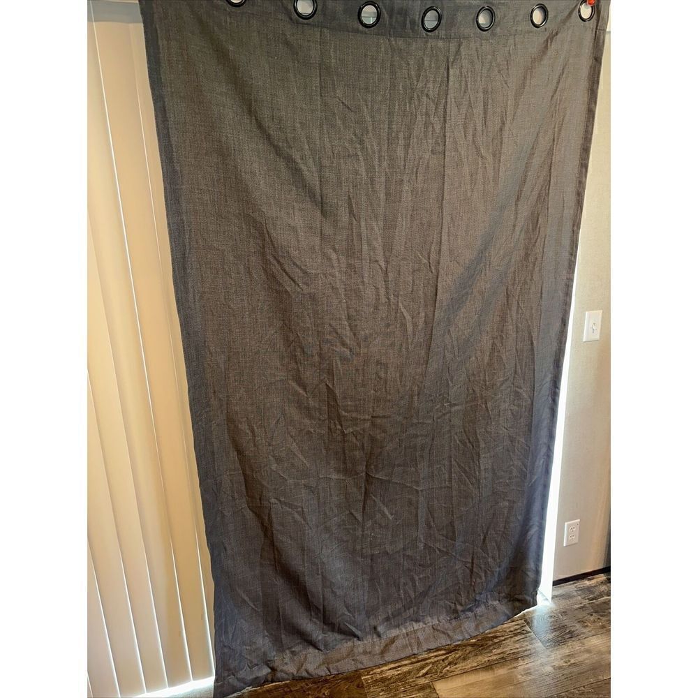 Tara Stripe Light Blocking Curtain Panel Teal (50"x95") - Eclipse. NWOT.